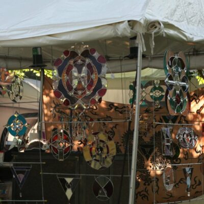 Original Stained Glass window hangings