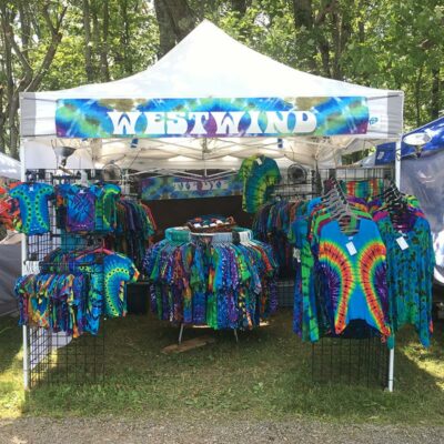 High-quality tie dye clothing and accessories.